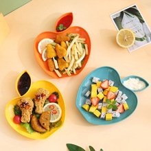 新款苹果式餐具碟五色彩色蘸料调料饺子盘家用水果零食盘可爱简约