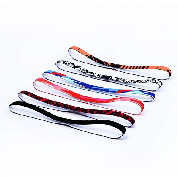 Fitness Sweatband, Sweat-Blocking Band, Custom Logo, Men's and Women's Sports Headband, Sweat-Absorbing Sports Headband, Slim Style
