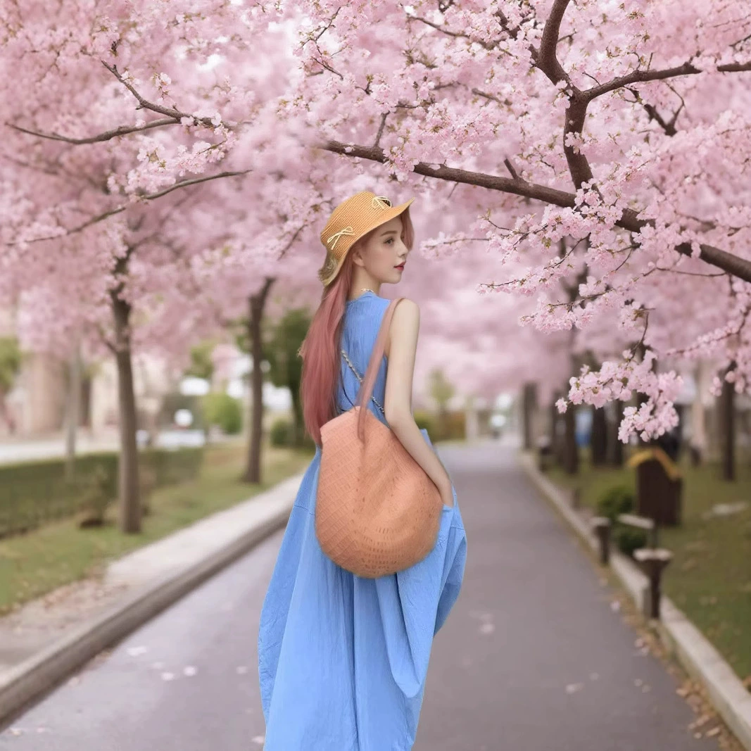 Кросс-бордер 2025 новый стиль морского курорта синее платье-жилет с молнией, длинная юбка с поясом, экспортный стиль