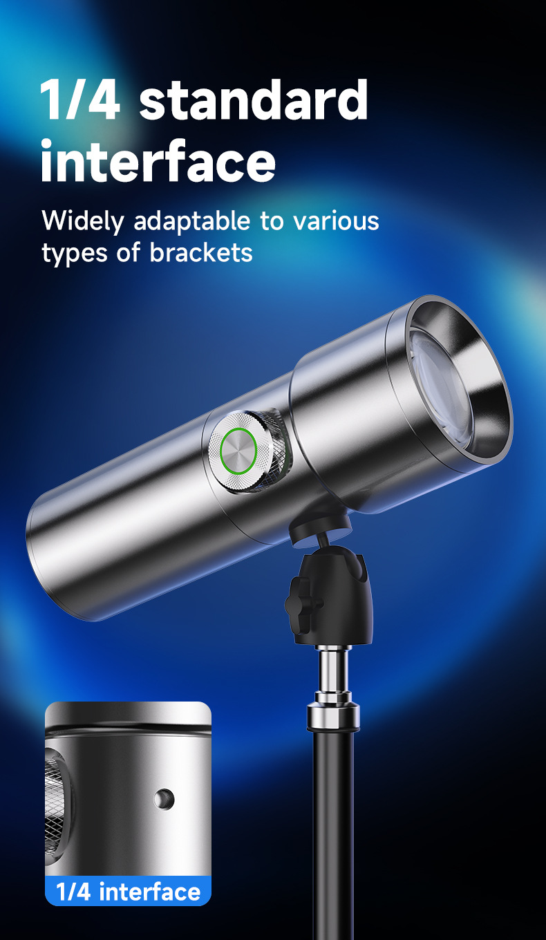 Photography Flashlight, Imaging Light Insert, Magnetic Attachment, Modeling Flashlight, Light Effect Beam Tube, Portable High-Power Flashlight