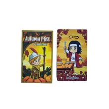 12*7cm 标准尺寸英文秋天少女塔罗Autumn Miss Tarot速卖通亚马逊