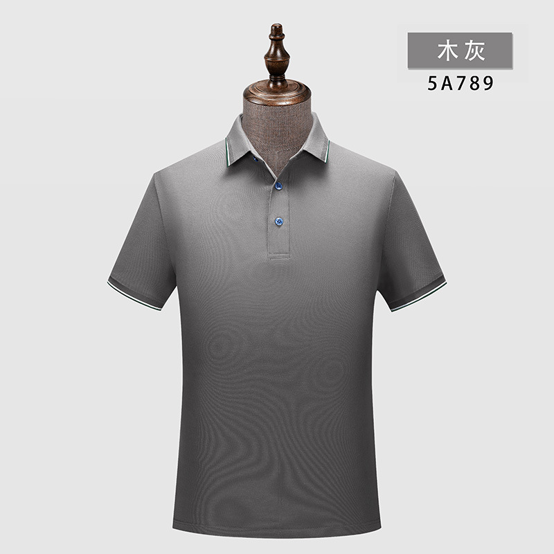 5A antibacteriano anticuerpo desodorante anti-ácaros manga corta solapa camiseta publicidad camisa polo ropa de trabajo personalizada logotipo