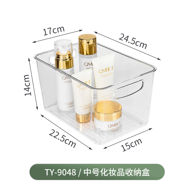 Table transparent storage box, face mask for skin care