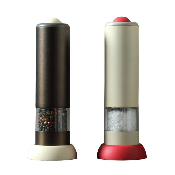 Kaideli Electric Pepper and Sea Salt Grinder Kitchen Pepper Seasoning Bottle Automatic Seasoning Grinder Bottle Large Quantity Preferential