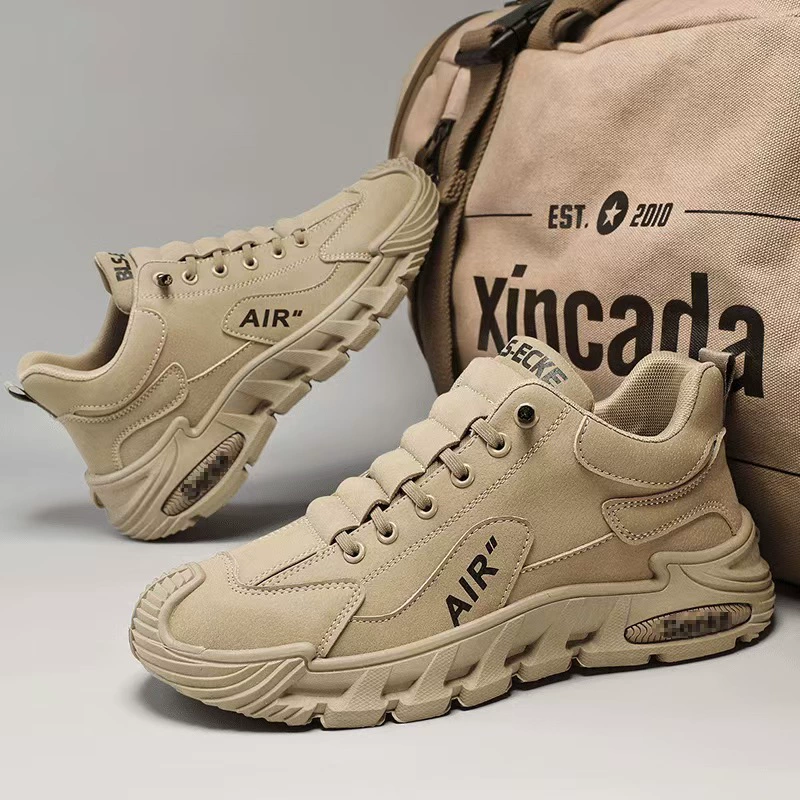 Мужские кроссовки Para Shoes 2025, новая модель, Фуцзянь Цзиньцзян, мягкая подошва, спортивные, повседневные, рабочие.