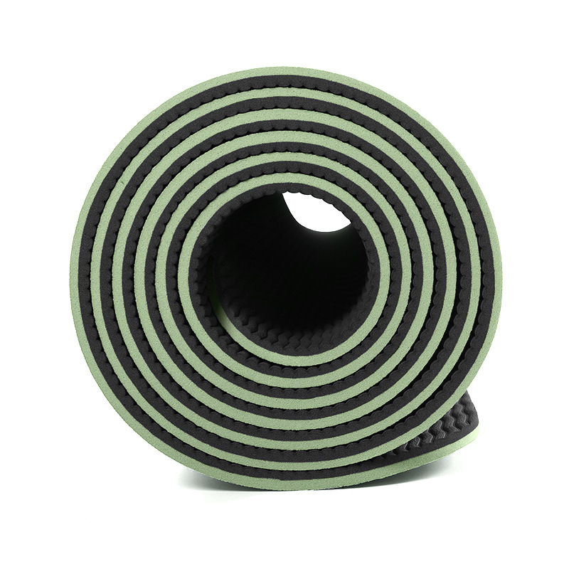 Tpeヨガマットフィットネス運動マット厚い10mm 2色ヨガマット初心者ダンスマットメーカー卸売り|undefined