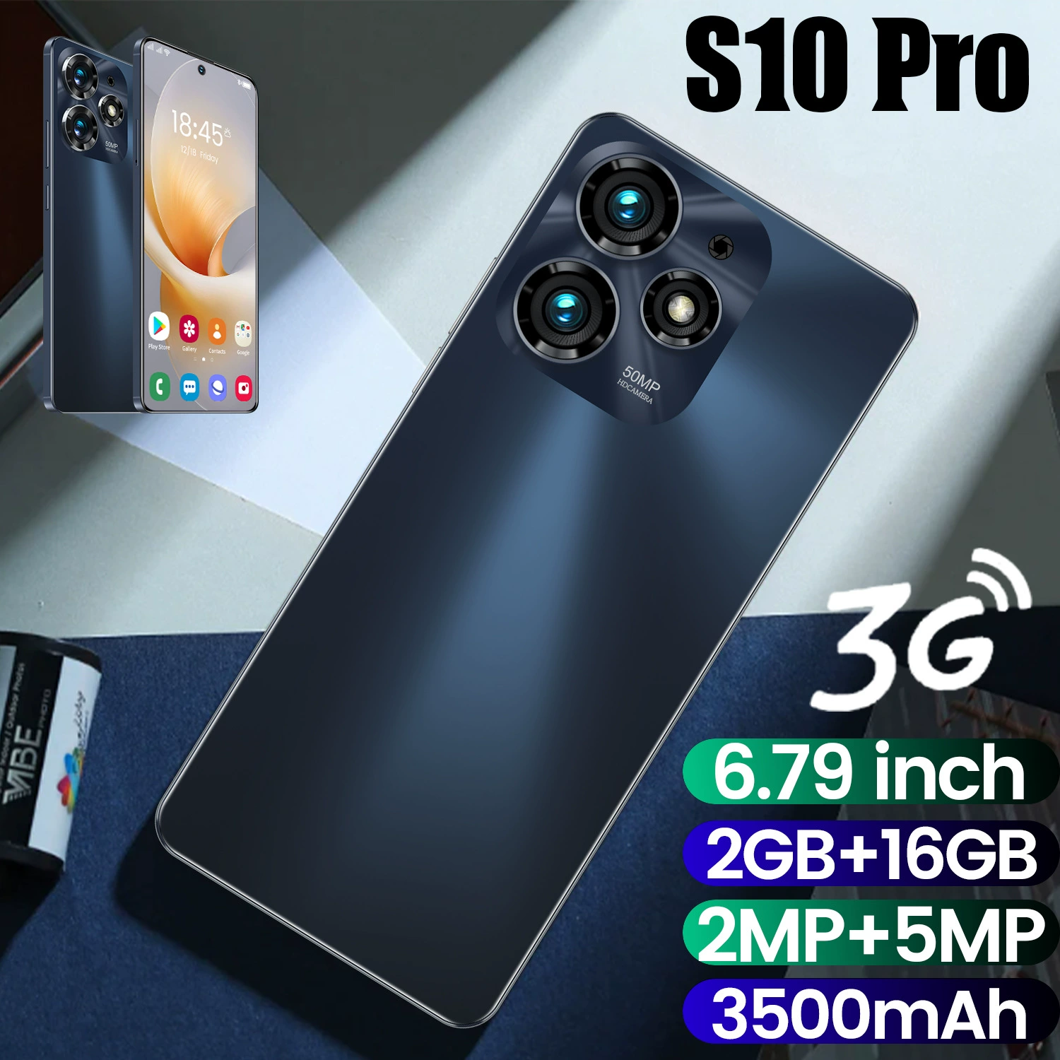 (Кросс-бордер торговля), мобильный телефон, S10, смартфон, 6.79 дюйма, широкий экран