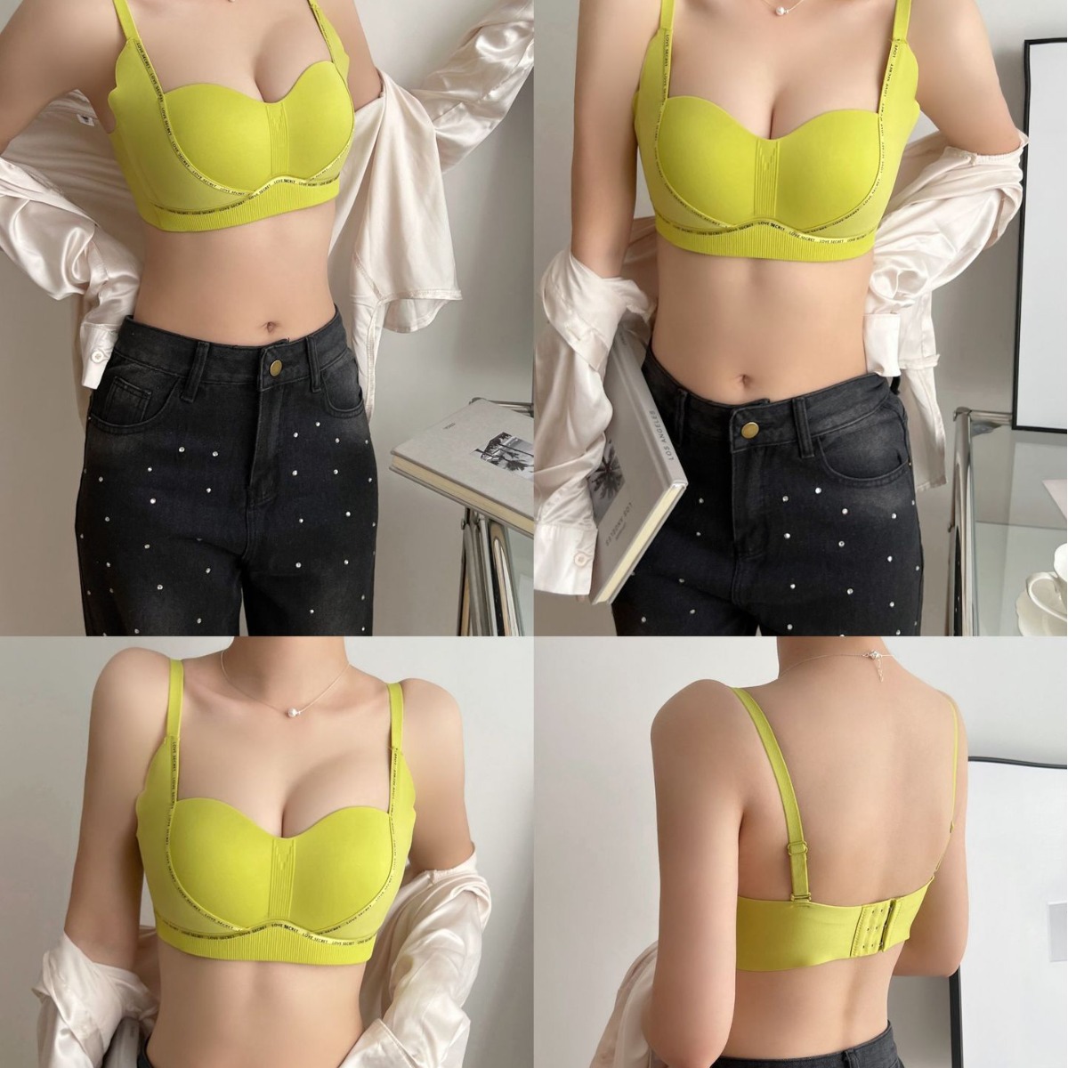 Ventas directas de fábrica comercio electrónico transfronterizo Sudeste de Asia Vietnam Tailandia damas simple tridimensional sin costuras en el sujetador Tovin