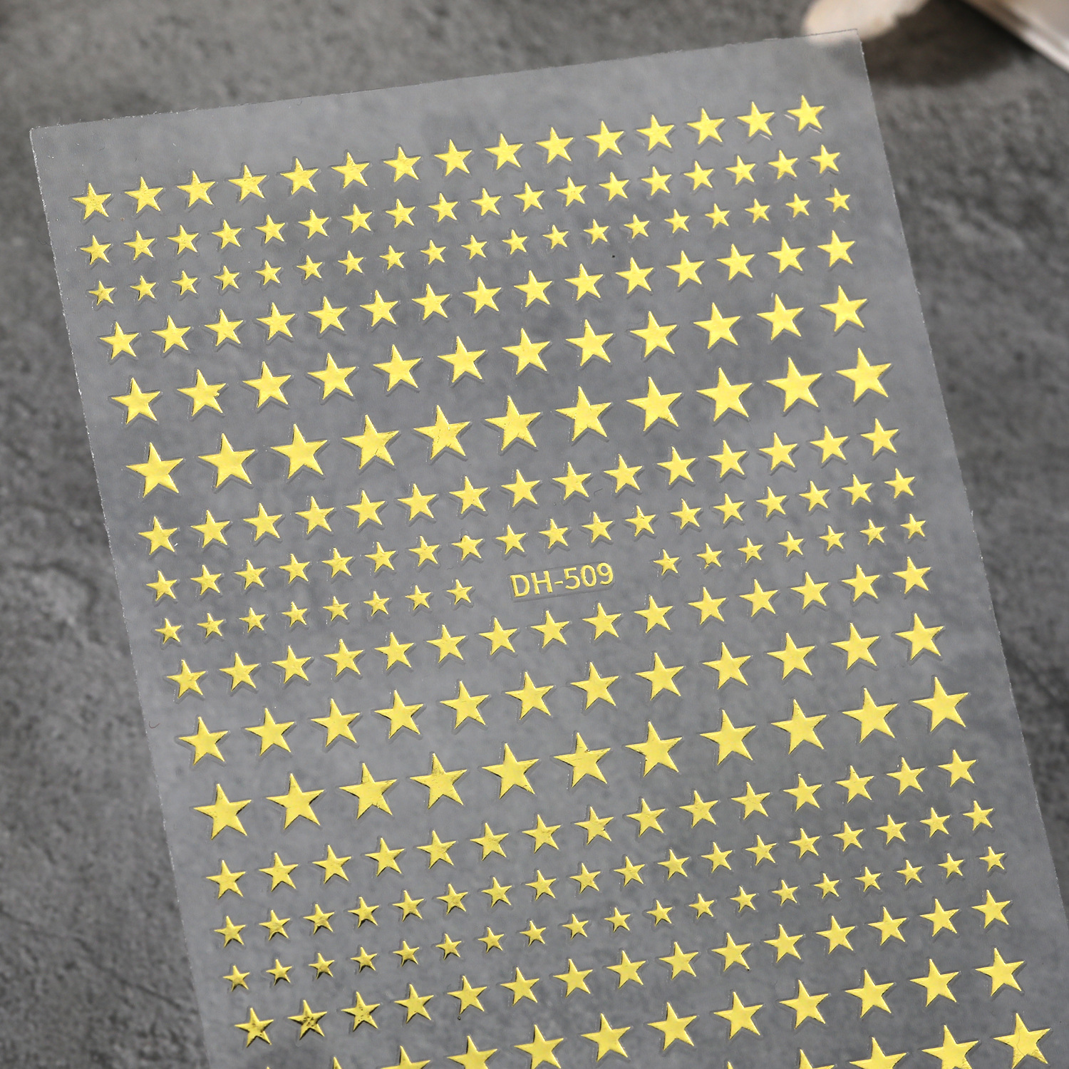 Solid Color Regular Pentagram Nail Stickers, Versatile Flat Design, Large and Small Sizes, Regular Pentagram DIY Nail Stickers Dh509