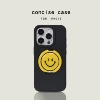 [Black - Winking Smiley Face] 360 Rotating Stand