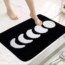 跨境新款北欧风仿羊绒浴室吸水地垫卫生间进门防滑速干耐磨地毯