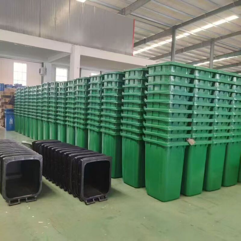 240-Liter Trash Can with Multiple Specifications, Large Capacity, with Lid, Wheeled, 120-Liter Outdoor Classified Sanitation Trailer Trash Can