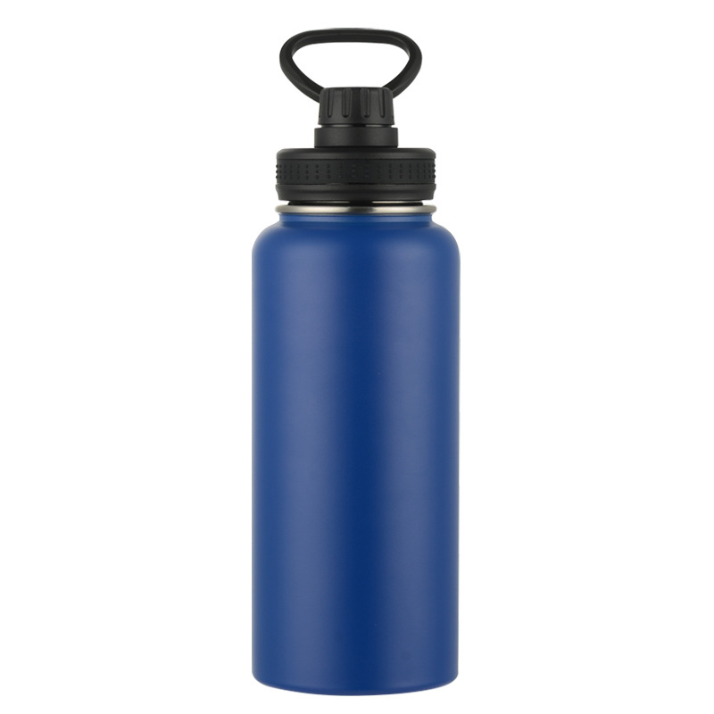 Gran capacidad superventas europeo y americano 304 Acero inoxidable paja espacio olla aislamiento taza deportes hervidor portátil mango taza