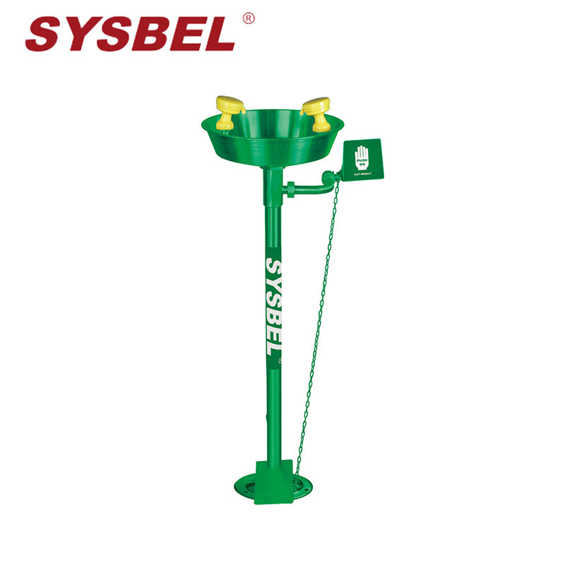 西斯贝尔SYSBEL 洗眼器 绿色立式洗眼器WG7033FG