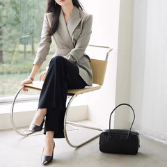 预售2025秋季新款西装外套女气质通勤时尚束腰西服