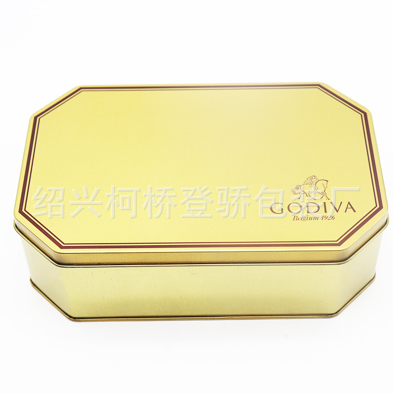 马口铁食品罐 长方形曲奇饼干盒 巧克力铁盒饼干包装罐铁盒