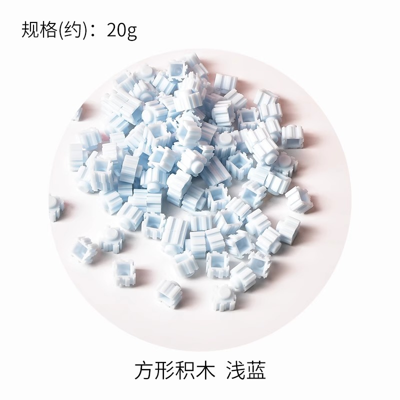 Materiales hechos a mano relleno de bloques redondos gránulos de bloques populares sensación de mano decoración DIY juguetes descomprimidos