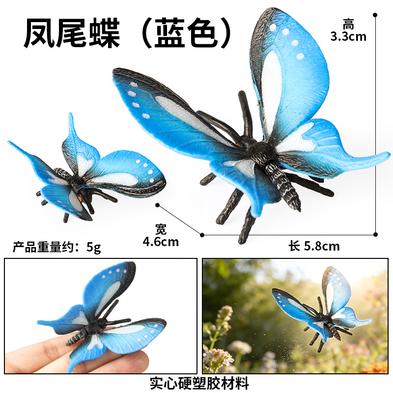 M-1596 Mariposa cola de golondrina (azul cielo)