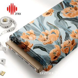 ZTTEX 数码印花 柯桥 免费拿样厂家 加密色丁印花