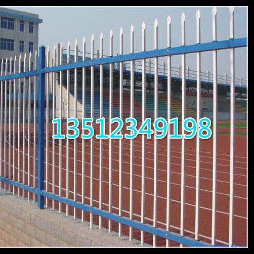 厂家供应新型围墙护栏绿色围墙栅栏工艺护栏围墙锌钢围栏铸铁铁花