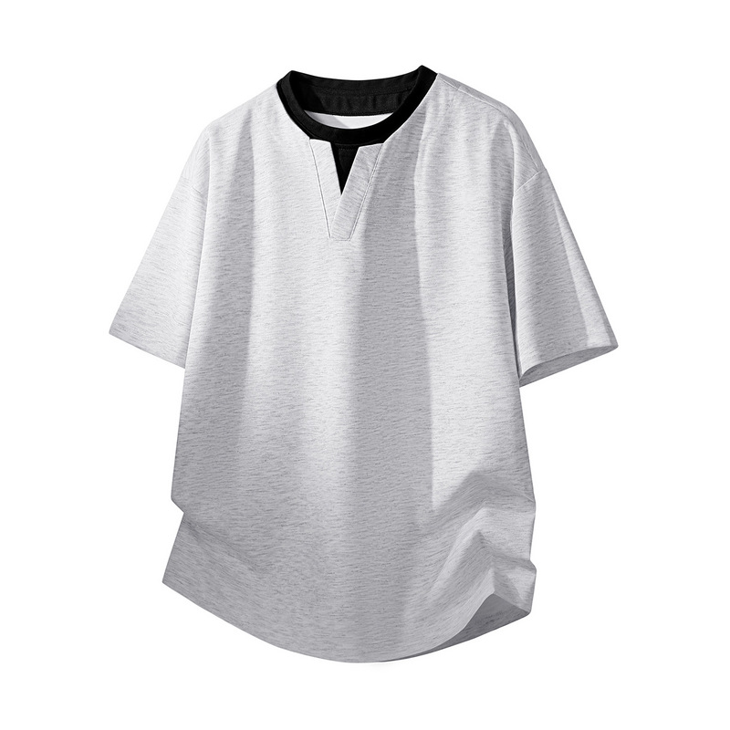 Trendy Versatile Black Loose-Fitting T-Shirt with High Aesthetic Value, New Chinese Style, Unique and Stylish, Thin Style for Men, American Style Versatile Trendy Versatile Black Loose-Fitting T-Shirt with High Aesthetic Value, New Chinese Style, Unique and Stylish, Thin Style for Men, American Style Versatile