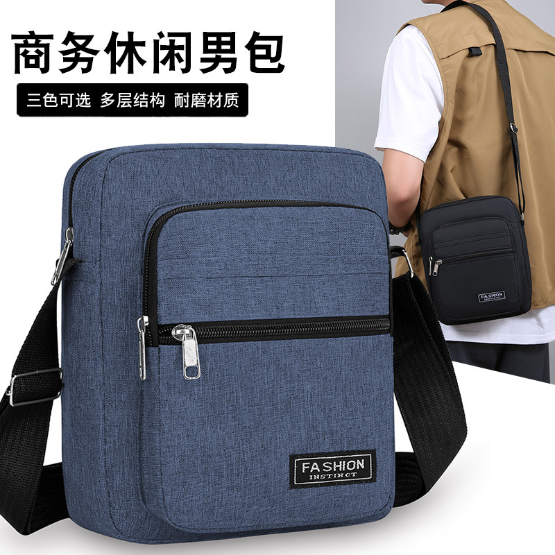 Bolso de hombre transfronterizo mini bolso de hombro ligero de negocios bolso de nylon de gran capacidad bolso multifuncional bolso pequeño al por mayor