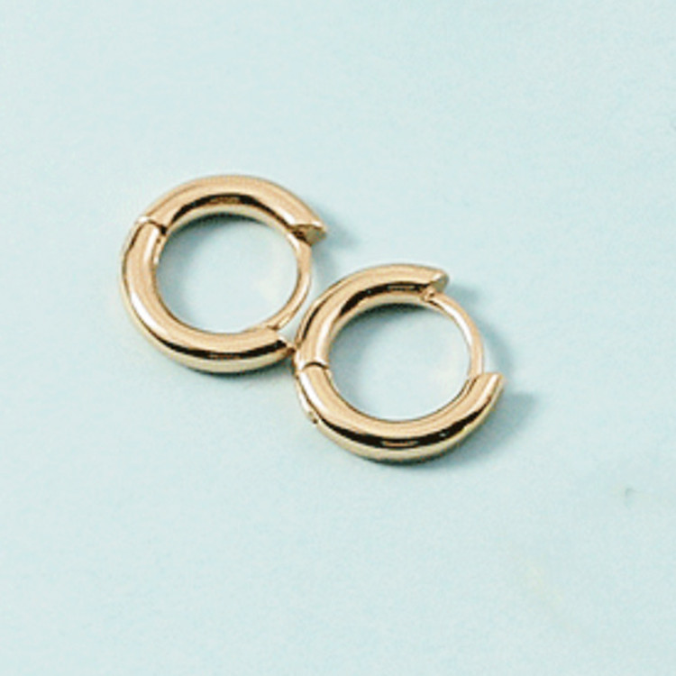 6mm 귀걸이 (로즈 골드)