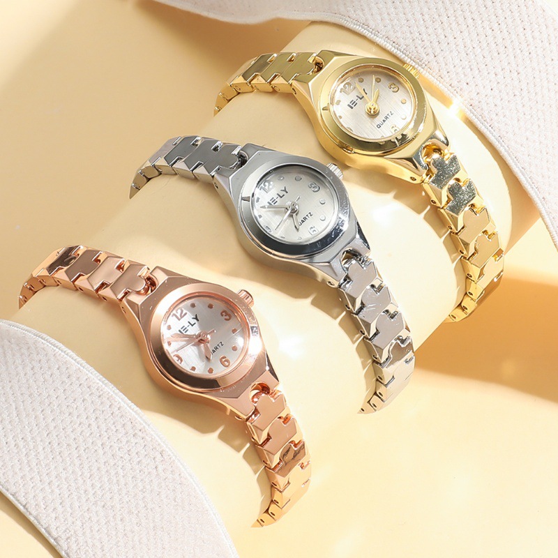 New Fashion Steel Band Bracelet Women's Watch Women's Niche Plate Elegant Simple High-end Color Value Quartz Watch
