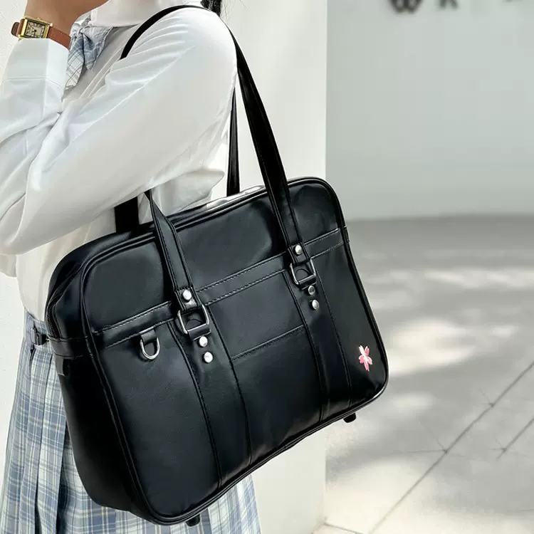 2026日系学院风jk制服包女生大容量通勤腋下手提单肩包学生电脑包