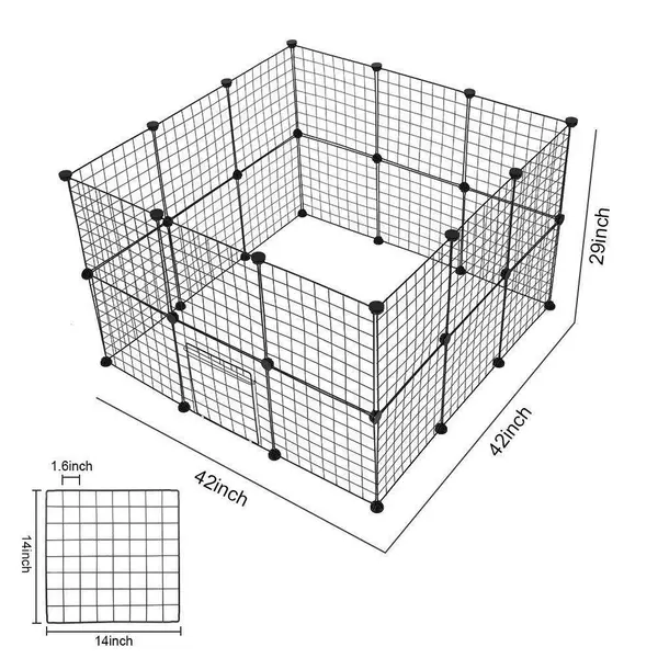 23 tablets 35*35 square iron net+1 square roll the door