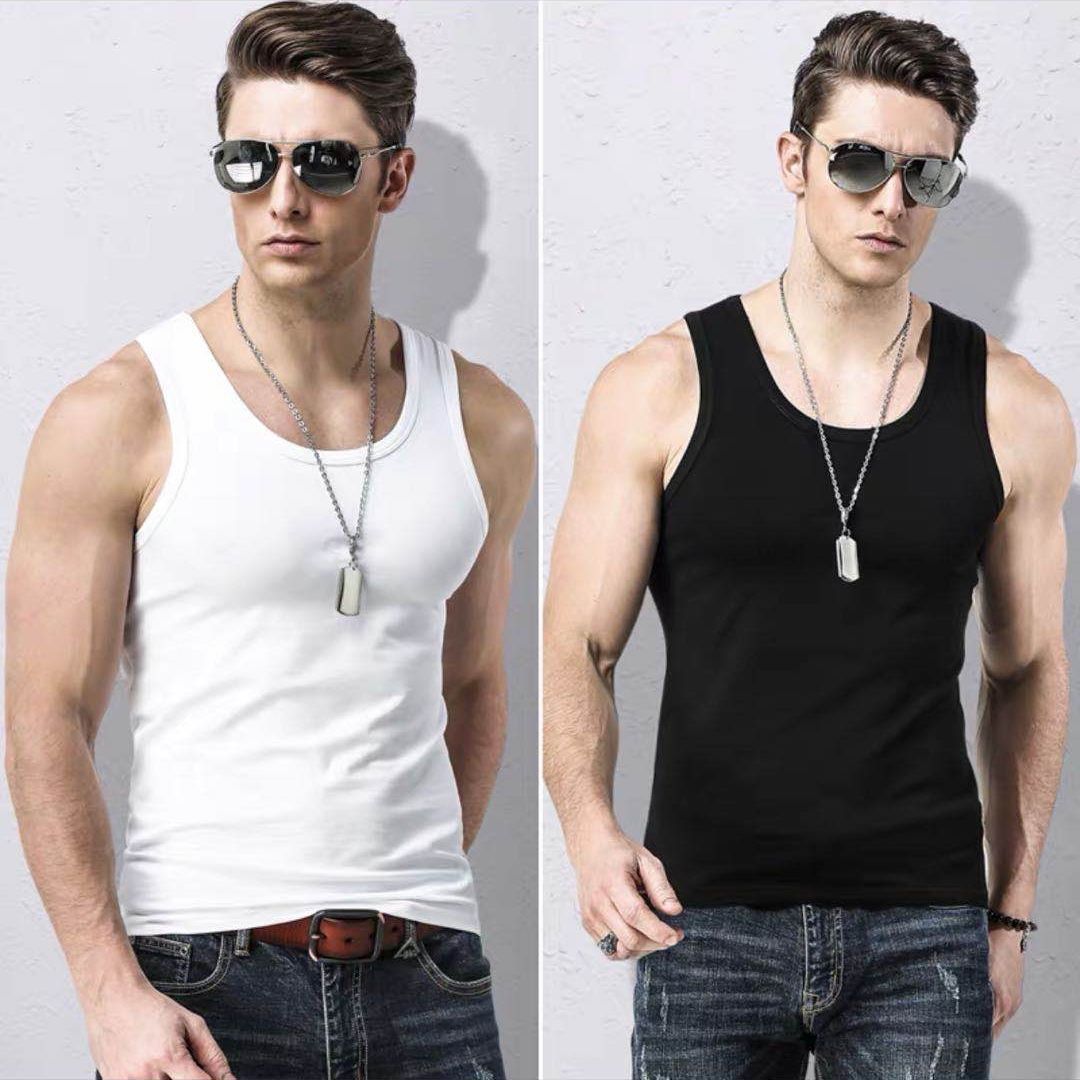 Breathable sports summer elastic base vest for gym