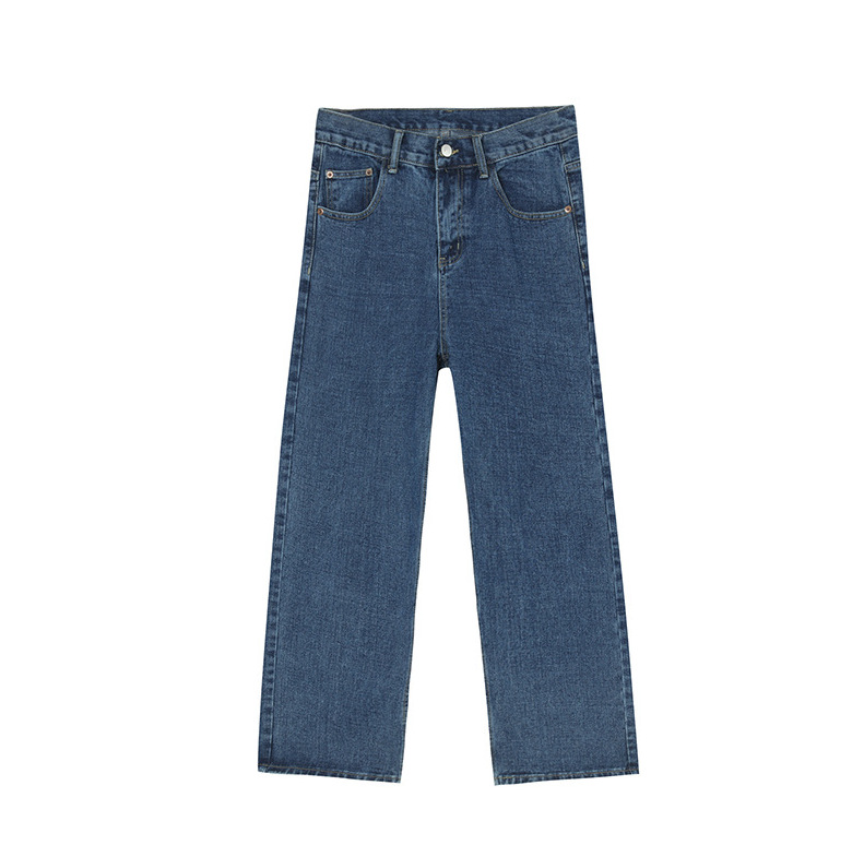 Men's Clothing Style Straight Leg Men's Jeans Loose Fit Long Pants Style Retro Versatile Denim For Formal & Casual_mkmklike.com