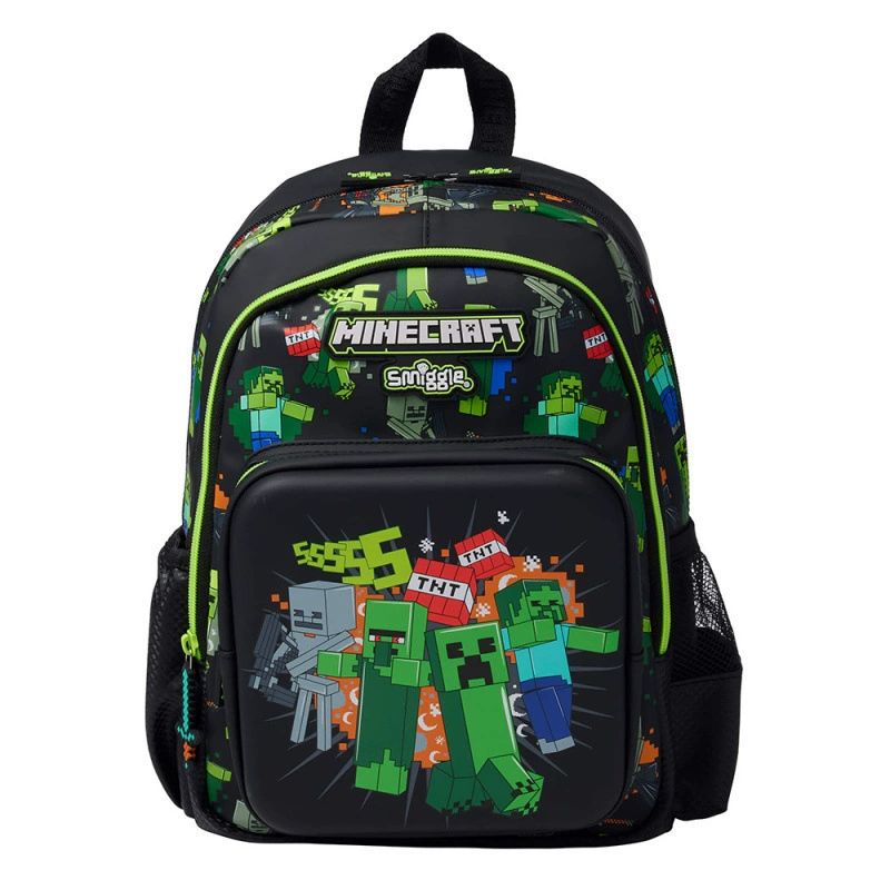 Австралийский рюкзак Smiggle нового стиля для начальной и средней школы, Minecraft, рюкзак, вода, чашка, ланч-бэг