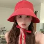 韩国大帽檐气质遮阳渔夫帽