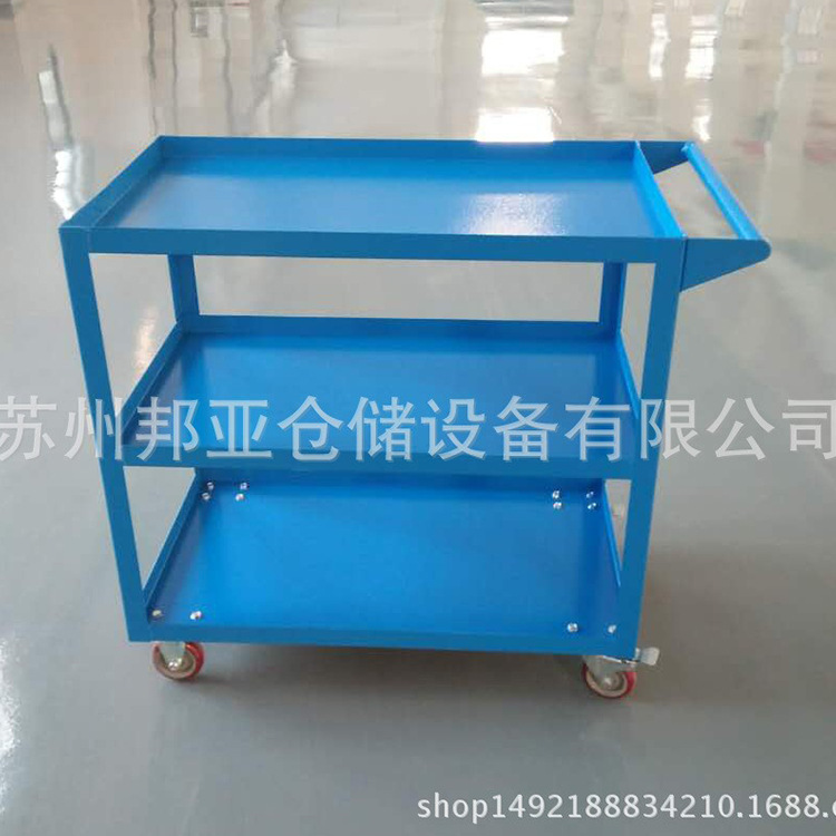 工具车多功能五金汽修三层手推车零件车加厚 多层移动手推车