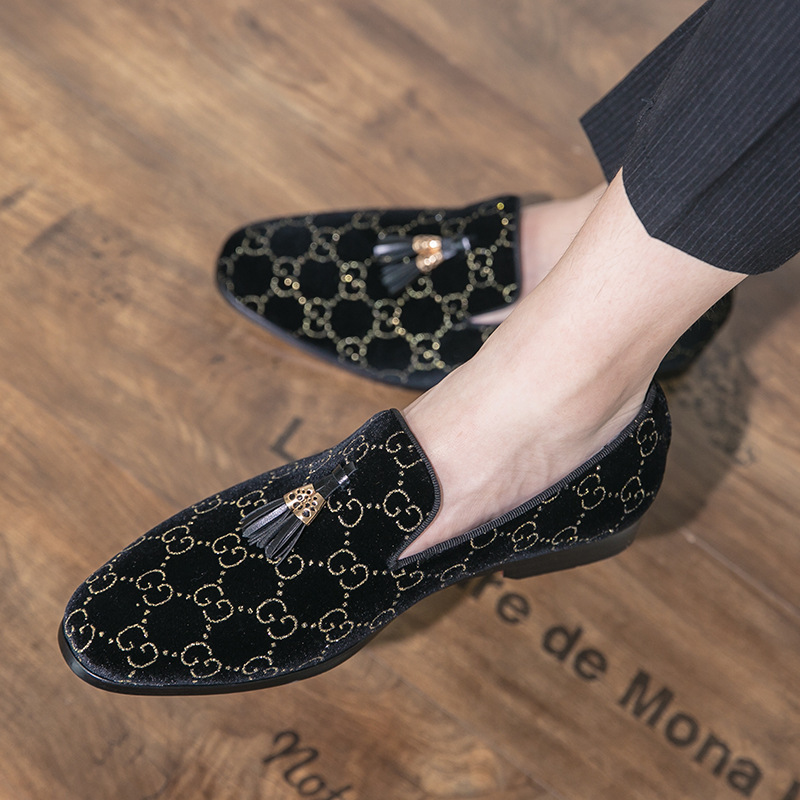 Trend shoes all-season English style, casual big slip-ons, 2022, plus size, Korean style 2