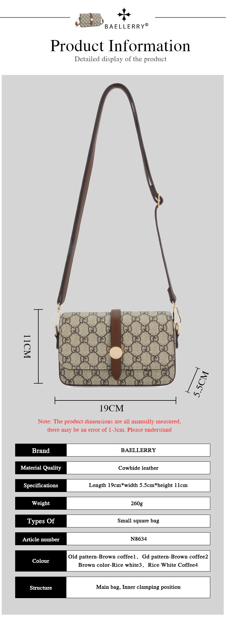 Baellerry 2023 New Women's Magnetic Buckle Plaid Large Capacity Single Shoulder Crossbody Bag High End Women's Bags_voghion.com
