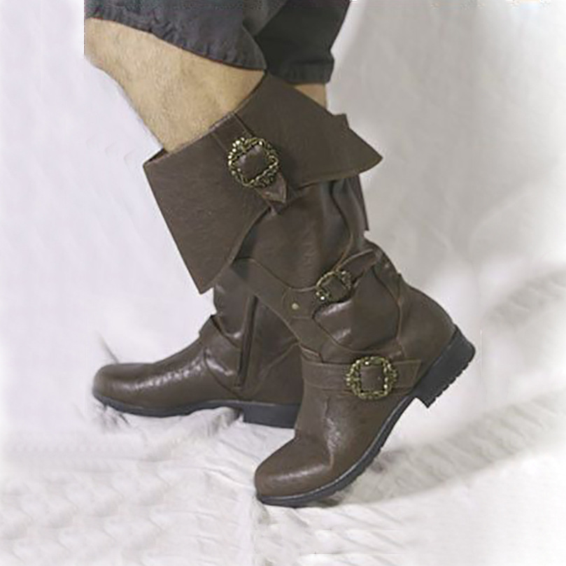 Amazon New Cross-border Trade Europe and America Medieval Viking Viking Renaissance COSPLAY Leather Boots