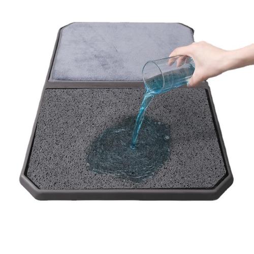 Wet and Dry Separation Disinfection Mat, Auto Cleaning Sole Cleaning Mat, Home Use Foot Mat, Water Absorbent Door Mat