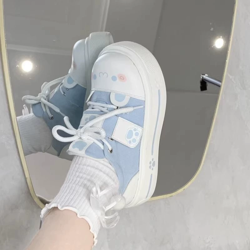 Кроссовки холщовые (Porter) женские, чабби college lolita стиль, размеры 35–40
