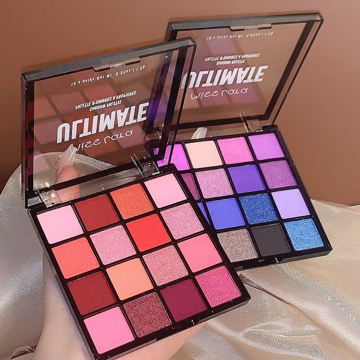Misslara's 16-color, matte and pearlescent eyeshadow palette, candy-colored Tiktok cross-border makeup undefined
