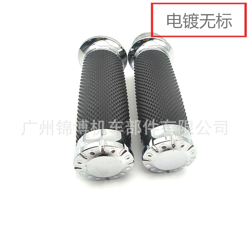 Modified 25mm Universal – Universal Motorcycle Handle Cover - with-dots-chrome-no-logo-25mm