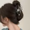 Tassel Silver Spider Clip
