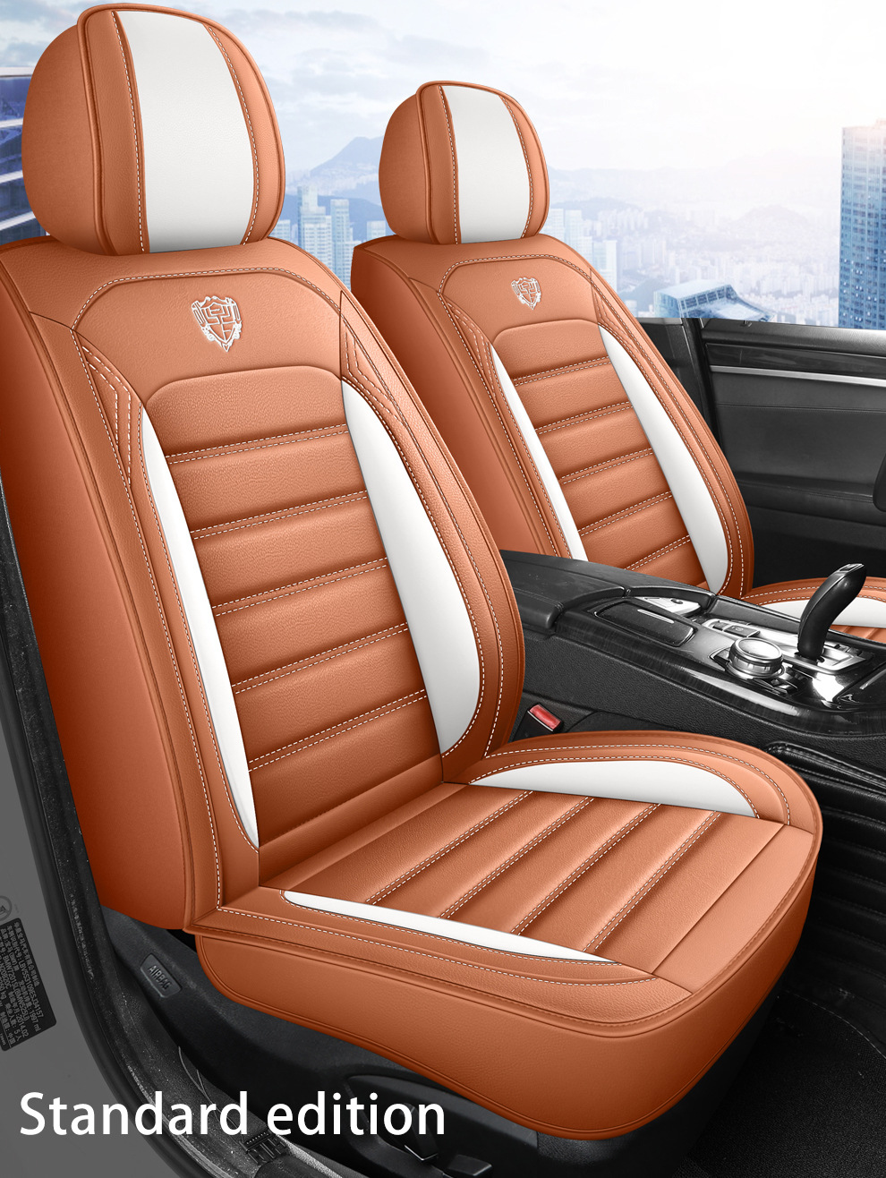 Cross-Border Amazon Car Seat Cushion, All-Season, Full Leather, Fully Covered, Wear-Resistant, Breathable, Car Interior Seat Cushion Cover