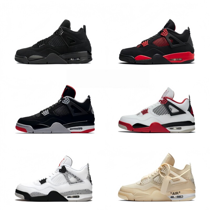 Putian High-End Version Aj4 Classic Retro Basketball Shoes, Air-Cushioned Jordan 4 Sneakers for Men and Women, Available for Export Wholesale Putian High-End Version Aj4 Classic Retro Basketball Shoes, Air-Cushioned Jordan 4 Sneakers for Men and Women, Available for Export Wholesale
