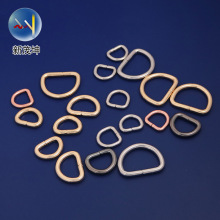 跨境品质锌合金d型扣箱包五金配件金属d型环半圆d字扣现货箱包扣