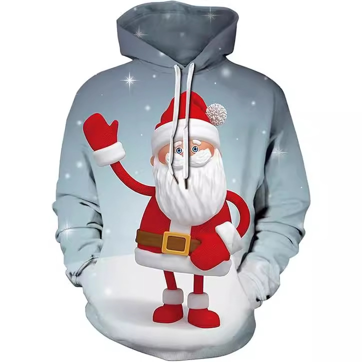 2024 otoño e invierno nuevo suéter para hombre casual todo fósforo joven guapo de manga larga suéter con capucha MC16