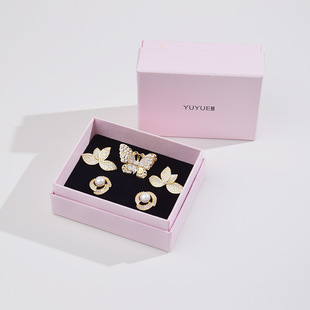 Spot gift box wholesale jewelry box drawer box jewelry packaging logo ring exquisite gift box production