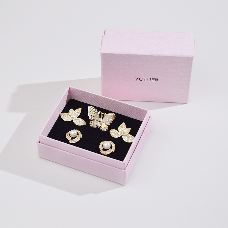 Spot gift box wholesale jewelry box drawer box jewelry packaging logo ring exquisite gift box production