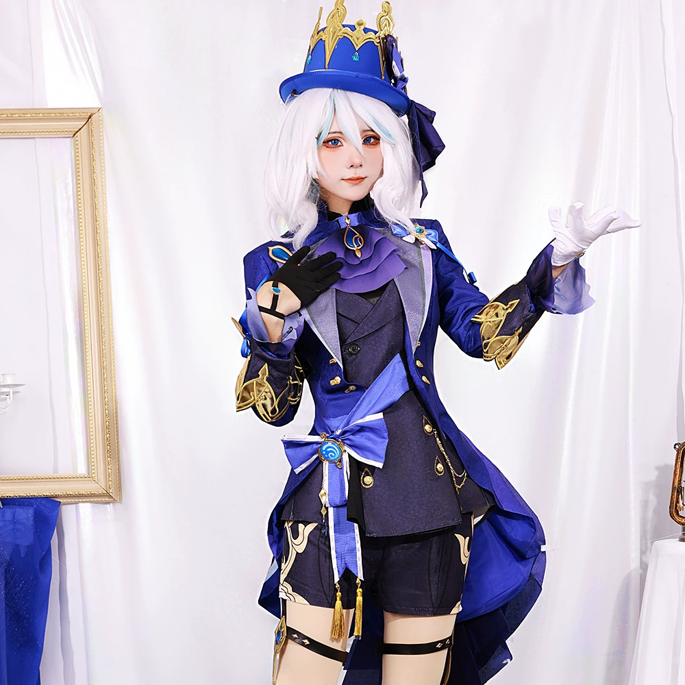 Wusu Yuanshen косплей Funna Wild Form Blackfu Game Anime Server Water Gods Godfalos cos service girl